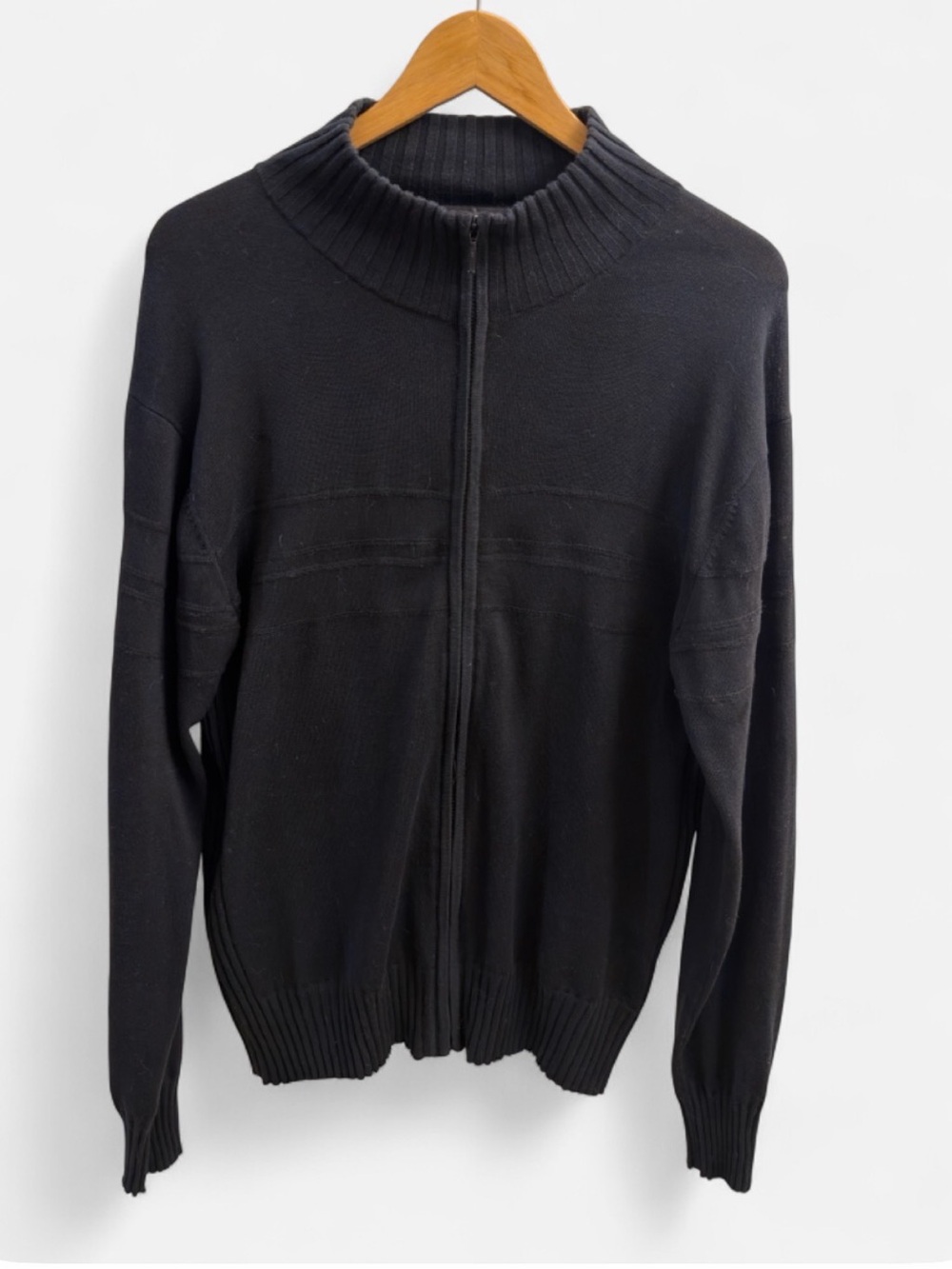 Ungaro Homme Men’s Silk Cotton Full Zip Sweater Size L